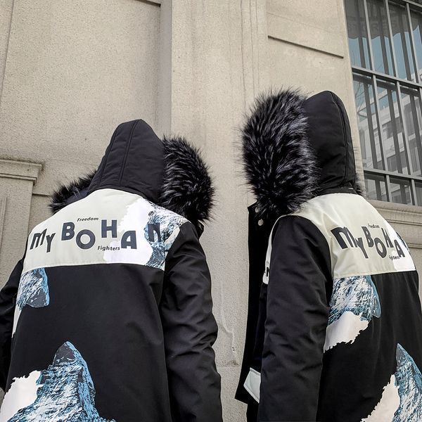 женщины зимние куртки пальто 2019 новый вниз хлопка с капюшоном теплый outwear искусственного меха воротник с длинными пальто, Black
женщины зимние куртки пальто 2019 новый вниз хлопка с капюшоном теплый outwear искусственного меха воротник с длинными пальто, Black