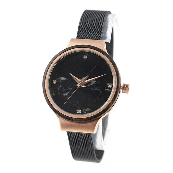dropshipping fashion women dress brand marble stone quartz multi color gold metal and ebony wood watches with mesh strap, Slivery;brown
dropshipping fashion women dress brand marble stone quartz multi color gold metal and ebony wood watches with mesh strap, Slivery;brown