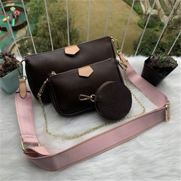 women's bag multi pochette bag 3 in 1 fashion women handbags purses shoulder bags leather multi color straps wallet with box
women's bag multi pochette bag 3 in 1 fashion women handbags purses shoulder bags leather multi color straps wallet with box