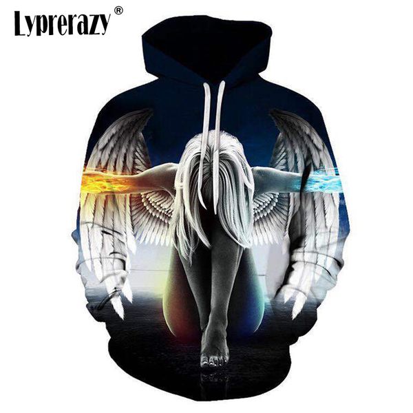 lyprerazy wing of angel hoodies men women 3d sweatshirt hooded anime pullover harajuku printed fashion tracksuit boy jackets, Black
lyprerazy wing of angel hoodies men women 3d sweatshirt hooded anime pullover harajuku printed fashion tracksuit boy jackets, Black