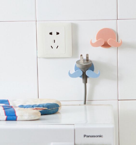 plug hook beard shape wire holder creative mustache shape plastic kitchen plugs sticky hooks keys sundries organizer
plug hook beard shape wire holder creative mustache shape plastic kitchen plugs sticky hooks keys sundries organizer