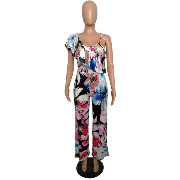 jumpsuit summer rompers womens jumpsuit women leaves one shoulder floral printed playsuit party trouser, Black;white
jumpsuit summer rompers womens jumpsuit women leaves one shoulder floral printed playsuit party trouser, Black;white