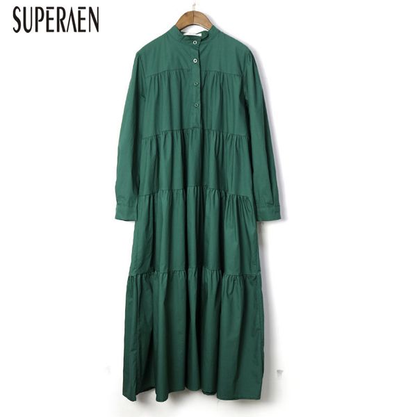superaen pluz size loose long-sleeved dress female new 2019 autumn temperament ladies dress solid color fashion women clothing, Black;gray
superaen pluz size loose long-sleeved dress female new 2019 autumn temperament ladies dress solid color fashion women clothing, Black;gray