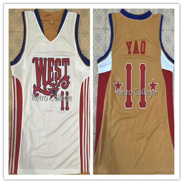 2018 new #11 yao ming western all star basketball jersey stitched any name number and size xs-6xl vest jerseys ncaa, Black;blue
2018 new #11 yao ming western all star basketball jersey stitched any name number and size xs-6xl vest jerseys ncaa, Black;blue