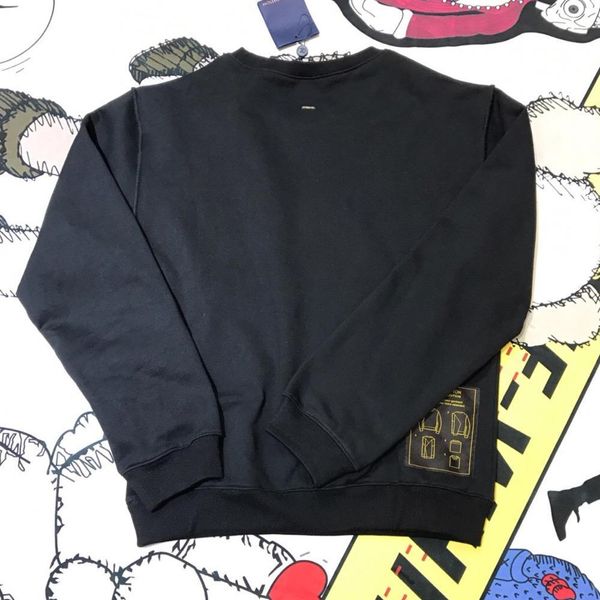 19ss luxury european loose round neck long-sleeved t-shirt comfortable casual men women couples designer sweater hfyywy009, Black
19ss luxury european loose round neck long-sleeved t-shirt comfortable casual men women couples designer sweater hfyywy009, Black