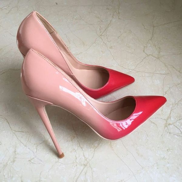 2019 fashion women girls lady gradient patent leather poined toes high heeled heels shoes stiletto heel shoes pumps 12cm 10cm, Black
2019 fashion women girls lady gradient patent leather poined toes high heeled heels shoes stiletto heel shoes pumps 12cm 10cm, Black