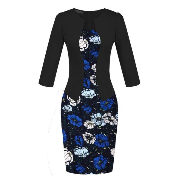 women one-piece faux dresses elegant business office work dress bodyconfashion female autumn sheath pencil dress plus size 3xl, Black;gray
women one-piece faux dresses elegant business office work dress bodyconfashion female autumn sheath pencil dress plus size 3xl, Black;gray