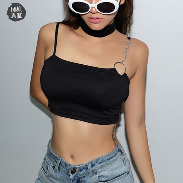 summer camis strap tank women black crop casual camisole short sleeveless tees shirt punk style, White
summer camis strap tank women black crop casual camisole short sleeveless tees shirt punk style, White