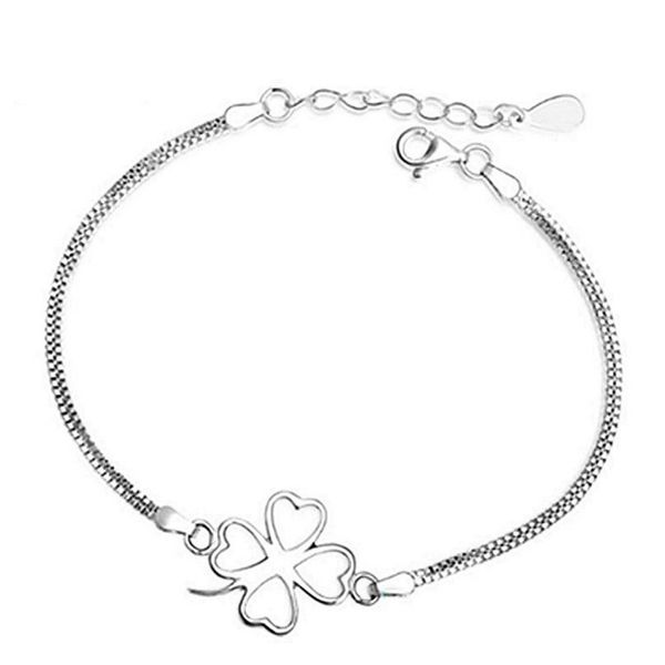 new arrival lady silver 925 bracelets for women jewelry trendy clover bangles accessories female chain bracelet for girls gift, Black
new arrival lady silver 925 bracelets for women jewelry trendy clover bangles accessories female chain bracelet for girls gift, Black