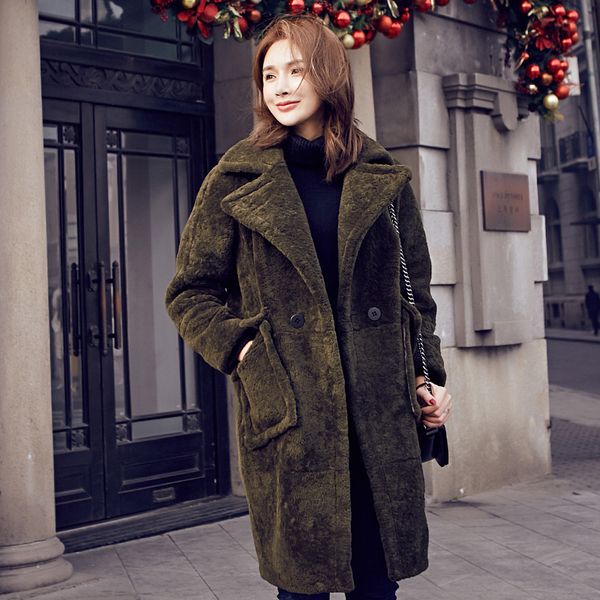 women coat vintage winter sheep shearling real fur jacket abrigos mujer invierno 2020 y27dpqp042 yy754, Black
women coat vintage winter sheep shearling real fur jacket abrigos mujer invierno 2020 y27dpqp042 yy754, Black