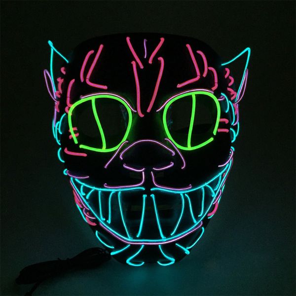 fluorescent party props led thread funky kitty mask holiday lights cold light luminous animal fierce cat face pattern masquerade
fluorescent party props led thread funky kitty mask holiday lights cold light luminous animal fierce cat face pattern masquerade