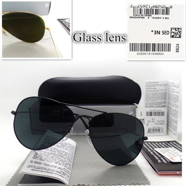 glass lens men women polit fashion sunglasses uv protection brand designer vintage sport sun glasses with box and sticker, White;black
glass lens men women polit fashion sunglasses uv protection brand designer vintage sport sun glasses with box and sticker, White;black