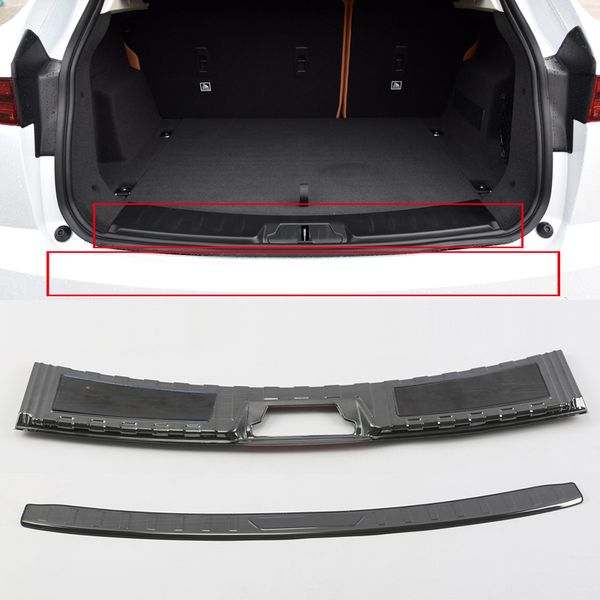 автомобиль styling 2pcs черный нержавеющая сталь внутренний + внешний задний бампер загрузочный защитная пластина обрезка для e-pace 2017 20
автомобиль styling 2pcs черный нержавеющая сталь внутренний + внешний задний бампер загрузочный защитная пластина обрезка для e-pace 2017 20