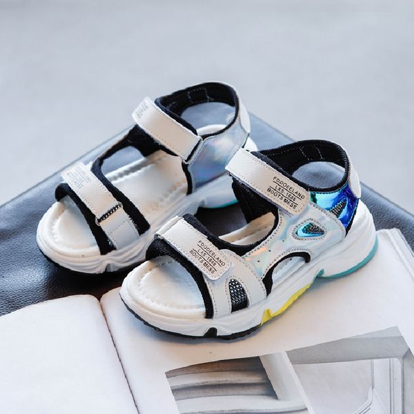 sandals 2021 fashion boys children shoes girls sports summer laser soft bottom slip leather kids for boy, Black;red
sandals 2021 fashion boys children shoes girls sports summer laser soft bottom slip leather kids for boy, Black;red