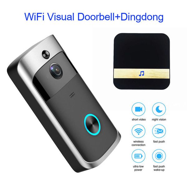 EKEN V5 Wifi видео дверной звонок с перезвоном HD 720P камера домофон дверной звонок видеозвонок для квартир ИК сигнализация беспроводная камера безопасности
EKEN V5 Wifi видео дверной звонок с перезвоном HD 720P камера домофон дверной звонок видеозвонок для квартир ИК сигнализация беспроводная камера безопасности