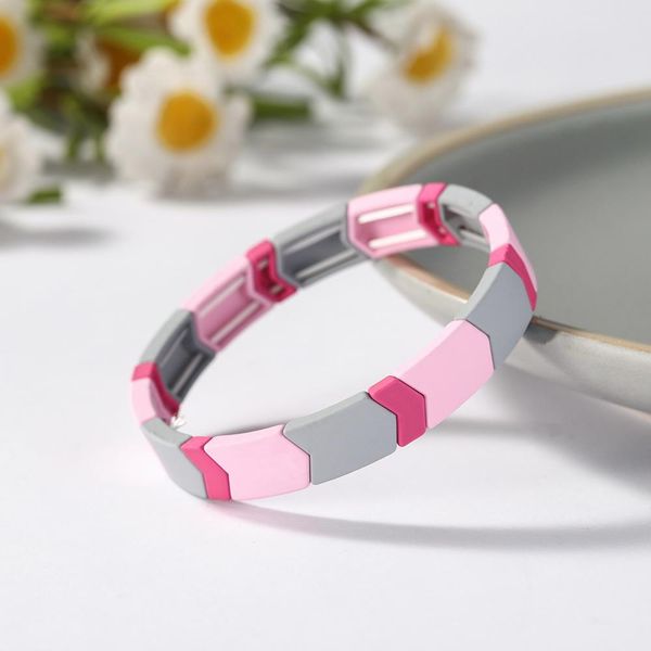 lemegeton bohemian bracelet handmade braided stackable enamel rainbow tile bracelet for women fashion street pgraphy bangles, Golden;silver
lemegeton bohemian bracelet handmade braided stackable enamel rainbow tile bracelet for women fashion street pgraphy bangles, Golden;silver