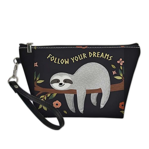 cute sloth pu leather cosmetic bag for woman lady vintage bohemian toilette beauty bag girls makeup case bolsos mujer dropship
cute sloth pu leather cosmetic bag for woman lady vintage bohemian toilette beauty bag girls makeup case bolsos mujer dropship