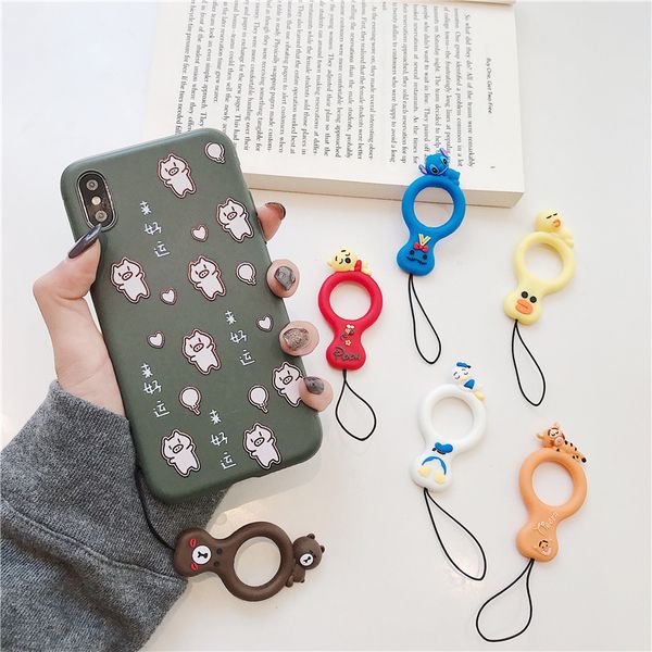 anillo universal de cuerda para teléfono móvil, colgante silicona, bonito llavero de dibujos animados, cordón creativo con personalidad
anillo universal de cuerda para teléfono móvil, colgante silicona, bonito llavero de dibujos animados, cordón creativo con personalidad