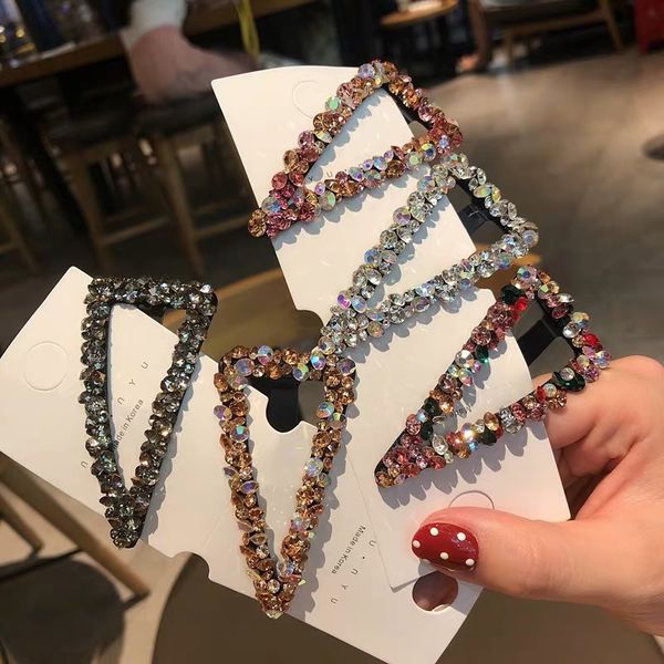 s1303 fashion jewelry colorful rhinstone barrette hair clip bb barrette womens girls hairpin barrettes, Golden;silver
s1303 fashion jewelry colorful rhinstone barrette hair clip bb barrette womens girls hairpin barrettes, Golden;silver