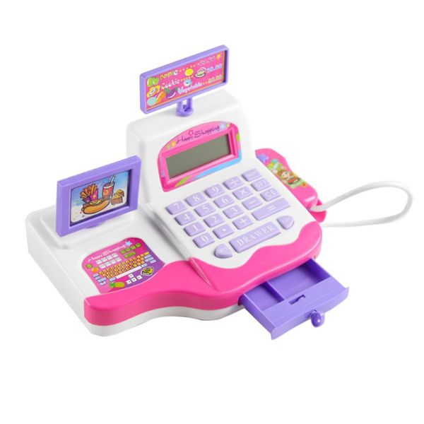 childrens puzzle play house simulation music flashing light supermarket cash register with small cart
childrens puzzle play house simulation music flashing light supermarket cash register with small cart