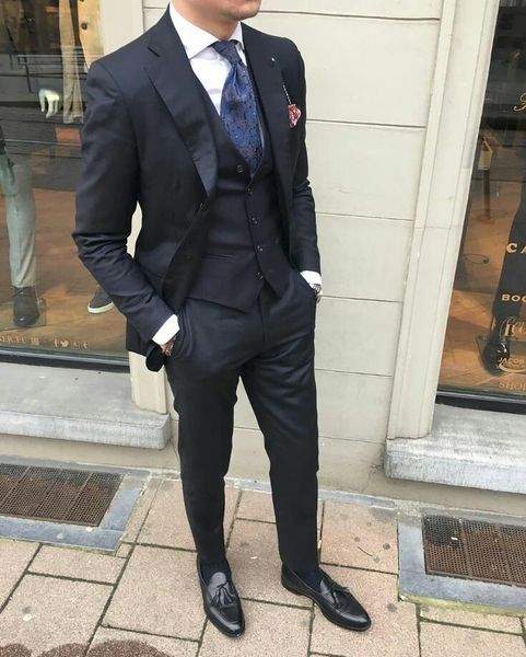 latest coat pants designs black mens suits for wedding groom tuxedos groomsmen wear man blazers jacket formal three-pieces costume homme, Black;gray
latest coat pants designs black mens suits for wedding groom tuxedos groomsmen wear man blazers jacket formal three-pieces costume homme, Black;gray