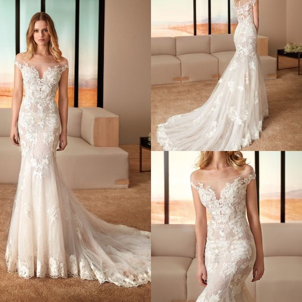 elegant lace mermaid wedding dresses off the shoulder country boho wedding dress robe de mariee garden beach sweep train bridal gowns, White
elegant lace mermaid wedding dresses off the shoulder country boho wedding dress robe de mariee garden beach sweep train bridal gowns, White