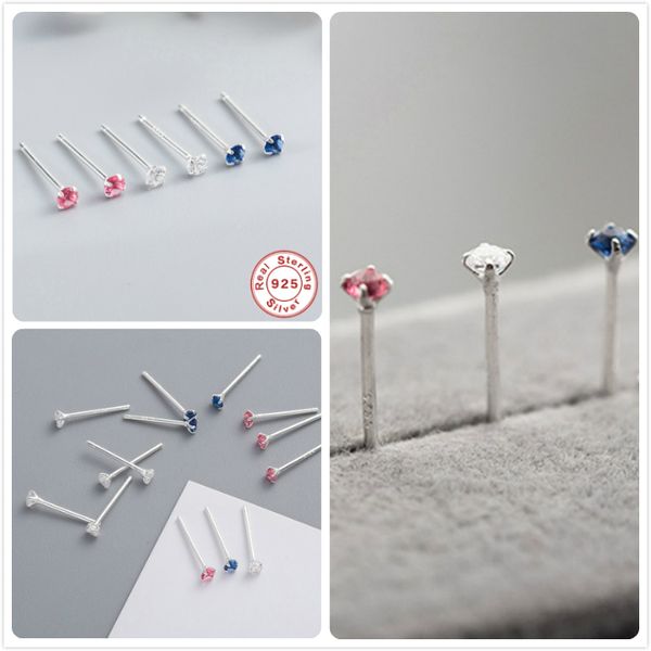 925 sterling silver earrings for women wedding engagement party small zircon earrings girl gift blue crystal ear bone earring r5, Golden;silver
925 sterling silver earrings for women wedding engagement party small zircon earrings girl gift blue crystal ear bone earring r5, Golden;silver