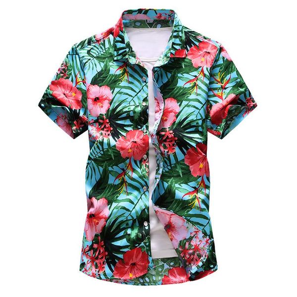 men's hawaiian shirt 2019 summer new style fashion casual loose short sleeve shirt brand clothes plus size 5xl 6xl 7xl, White;black
men's hawaiian shirt 2019 summer new style fashion casual loose short sleeve shirt brand clothes plus size 5xl 6xl 7xl, White;black
