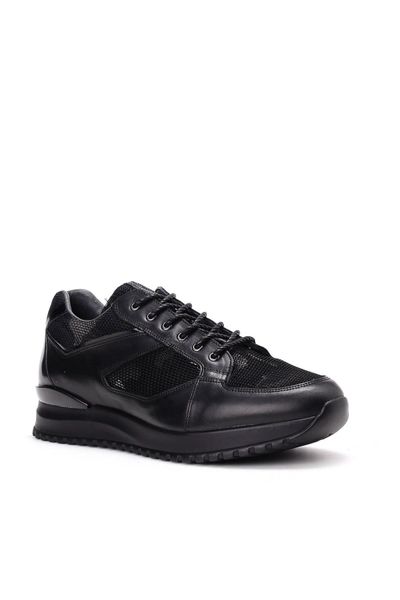 derimod genuine leather black men 's sneaker