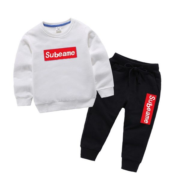 long sleeve set boys and girls designer t-shirts and shorts suit brand tracksuits kids clothing set sell fashion children's clothing, White
long sleeve set boys and girls designer t-shirts and shorts suit brand tracksuits kids clothing set sell fashion children's clothing, White