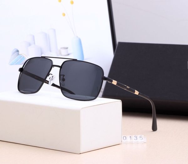 new fashion polarized sunglasses for men women metal frame mirror polaroid lenses sun glasses with brown cases and box 0135, White;black
new fashion polarized sunglasses for men women metal frame mirror polaroid lenses sun glasses with brown cases and box 0135, White;black