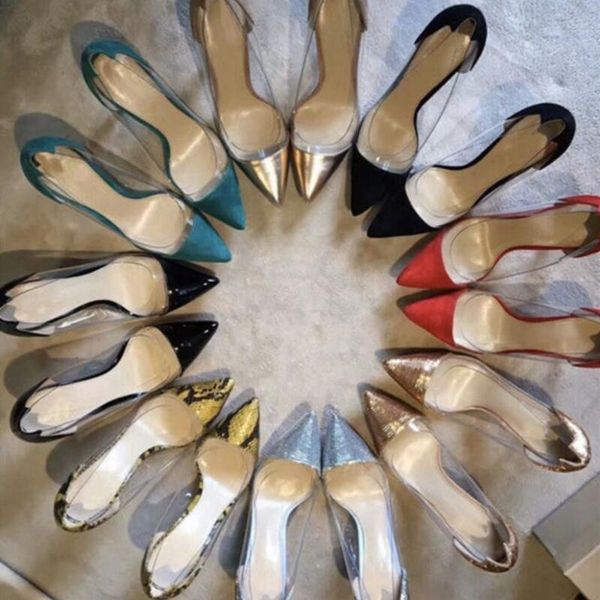 classic women pumps high heels thin heel pointed toe pumps stiletto transparent shoes genuine leather and pvc size 35-40, Black
classic women pumps high heels thin heel pointed toe pumps stiletto transparent shoes genuine leather and pvc size 35-40, Black