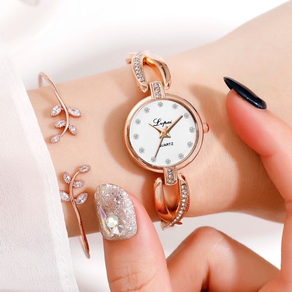 fashion steel strip quartz wrist watch lvpai women's watches ladies bracelet watch exquisite rhinestone clocks 2019, Slivery;brown
fashion steel strip quartz wrist watch lvpai women's watches ladies bracelet watch exquisite rhinestone clocks 2019, Slivery;brown