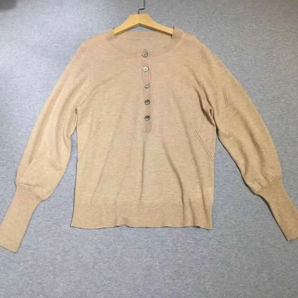 women's sweaters camel color cashmire jumper round neck with buttons front long puff sleeves fashion 2021, White;black
women's sweaters camel color cashmire jumper round neck with buttons front long puff sleeves fashion 2021, White;black