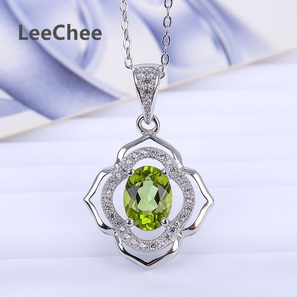 leechee 100% natural peridot pendant 6*8mm green gemstone necklace for women anniversary gift real 925 solid sterling silver
leechee 100% natural peridot pendant 6*8mm green gemstone necklace for women anniversary gift real 925 solid sterling silver
