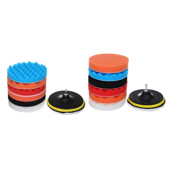 9pcs / set автомобилей полировальником 6/7 дюйма губка полировка убывающая лодка автомобиль польского буфера дрель колесо полировщик удаляет
9pcs / set автомобилей полировальником 6/7 дюйма губка полировка убывающая лодка автомобиль польского буфера дрель колесо полировщик удаляет