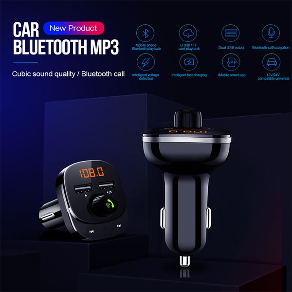 vehemo 3.1a fm transmitter music bluetooth car kit mp3 tf card dual usb mic automobile
vehemo 3.1a fm transmitter music bluetooth car kit mp3 tf card dual usb mic automobile
