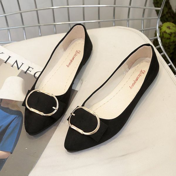 new women's flat shoes solid color casual shoes comfortable tip temperament fashion women's matte 2019@py, Black
new women's flat shoes solid color casual shoes comfortable tip temperament fashion women's matte 2019@py, Black