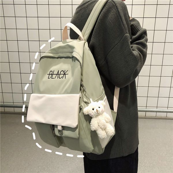 schoolbag female korean high school student canvas junior high school student backpack college men and women backpack
schoolbag female korean high school student canvas junior high school student backpack college men and women backpack