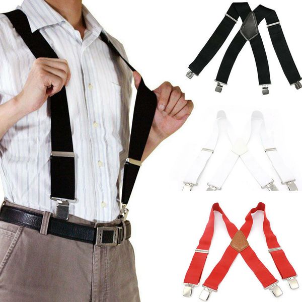 3 colors men ladies 50mm wide braces plain heavy duty suspender elastic black, Slivery;black
3 colors men ladies 50mm wide braces plain heavy duty suspender elastic black, Slivery;black