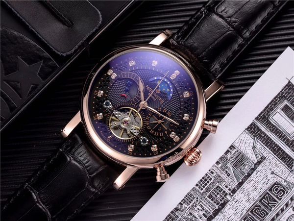 pateks watch men automatic luxury waterproof watches silver strap blue stainless mens mechanical wristwatch day date ph8, Black;brown
pateks watch men automatic luxury waterproof watches silver strap blue stainless mens mechanical wristwatch day date ph8, Black;brown