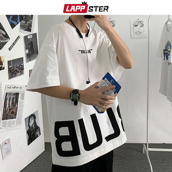 lappster men oversized letter harajuku t shirts 2020 summer new arrival white streetwear t-shirt male korean casual cotton tees, White;black
lappster men oversized letter harajuku t shirts 2020 summer new arrival white streetwear t-shirt male korean casual cotton tees, White;black