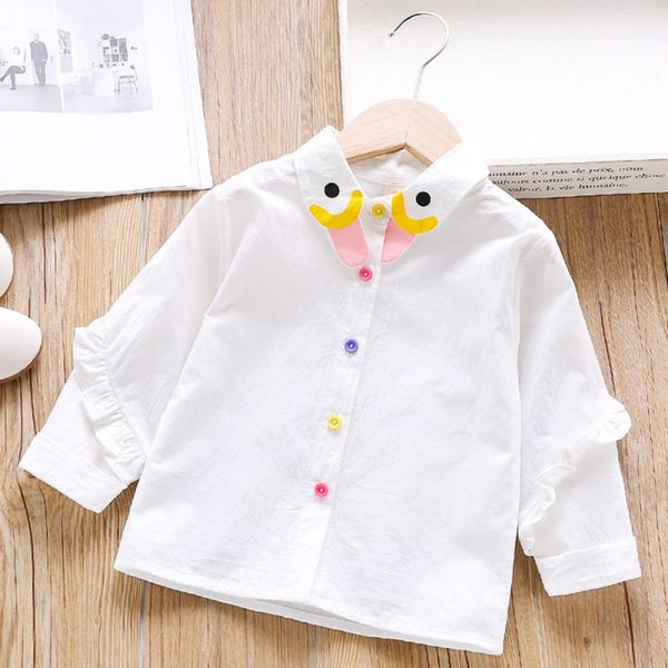 girls blouse 2019 autumn baby girl clothes children clothing school girl blouse cotton white child shirt blusas kids clothes, White;black
girls blouse 2019 autumn baby girl clothes children clothing school girl blouse cotton white child shirt blusas kids clothes, White;black