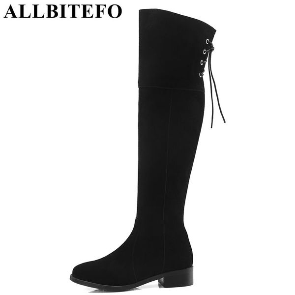 allbitefo new arrive genuine letaher thick heel women boots winter warm women knee high boots girls shoes party shoes, Black
allbitefo new arrive genuine letaher thick heel women boots winter warm women knee high boots girls shoes party shoes, Black