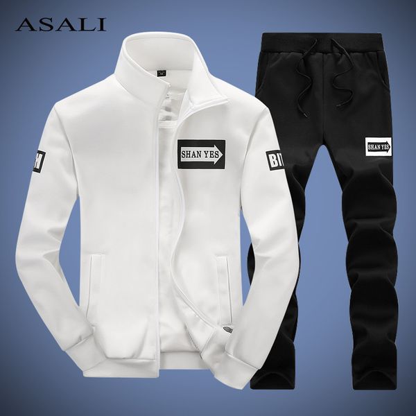 asali men tracksuit 2019 autumn spring fashion sporting sweatshirt pants set men's clothing comfortable mens track suit outwear, Gray
asali men tracksuit 2019 autumn spring fashion sporting sweatshirt pants set men's clothing comfortable mens track suit outwear, Gray