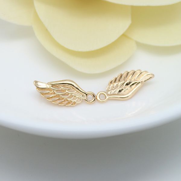10pcs 16x7mm 24k champagne gold color plated brass angel wings charms diy jewelry accessories, Bronze;silver
10pcs 16x7mm 24k champagne gold color plated brass angel wings charms diy jewelry accessories, Bronze;silver