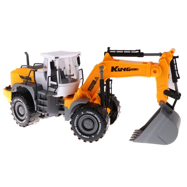 1/22 friction powered excavator construction vehicle toy for boys girls