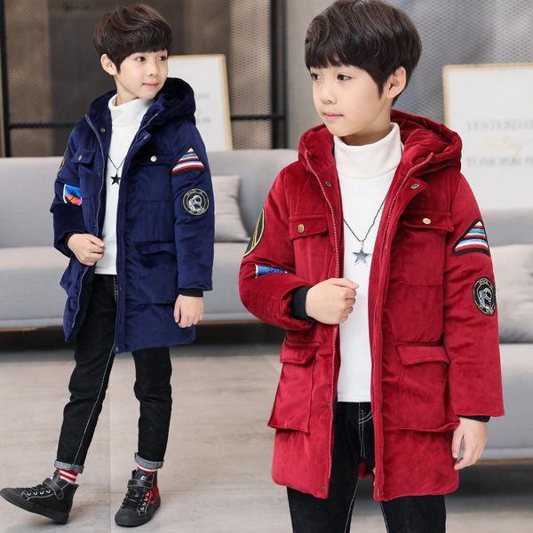 children's clothing boy velvet coat winter new thick warm coat kid's jacket hooded windbreaker long outwear 4-15 years old, Blue;gray
children's clothing boy velvet coat winter new thick warm coat kid's jacket hooded windbreaker long outwear 4-15 years old, Blue;gray
