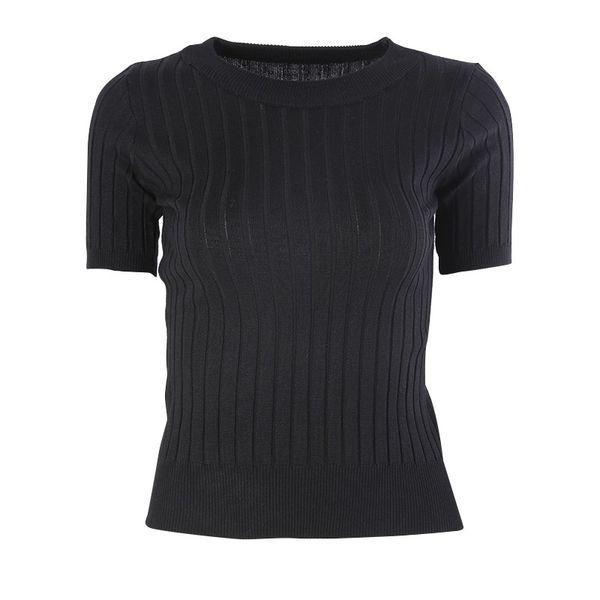 women short sleeve sweater high elastic winter women knitted pullovers shirt female clothes rk, White;black
women short sleeve sweater high elastic winter women knitted pullovers shirt female clothes rk, White;black