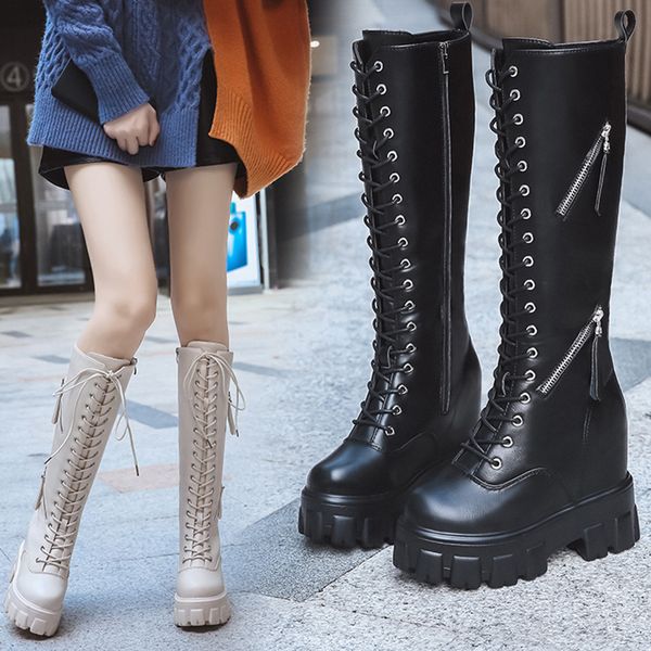 punk style winter boots women knee high long boots fashion rivet snow women winter warm platform woman shoes zapatos de, Black
punk style winter boots women knee high long boots fashion rivet snow women winter warm platform woman shoes zapatos de, Black